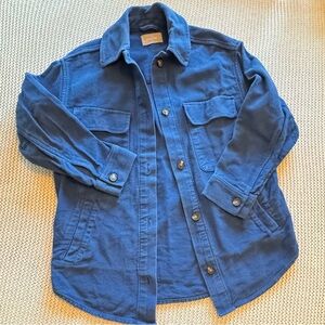 Everlane Blue Corduroy Overshirt Shacket Size L